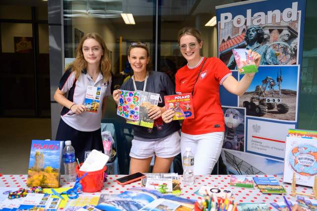 Student and Parents Participating in Recreational Activities | Stamford American International School