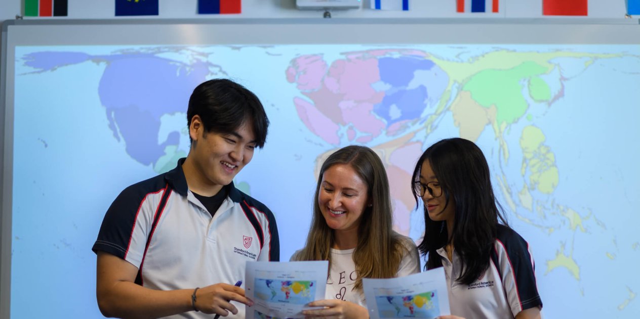 Stamford American International School (SAIS) High School Students Geography Studies