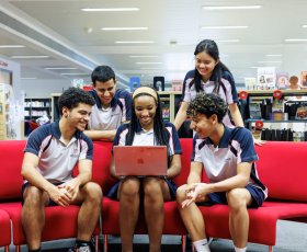 Stamford American International School Singapore (SAIS) students