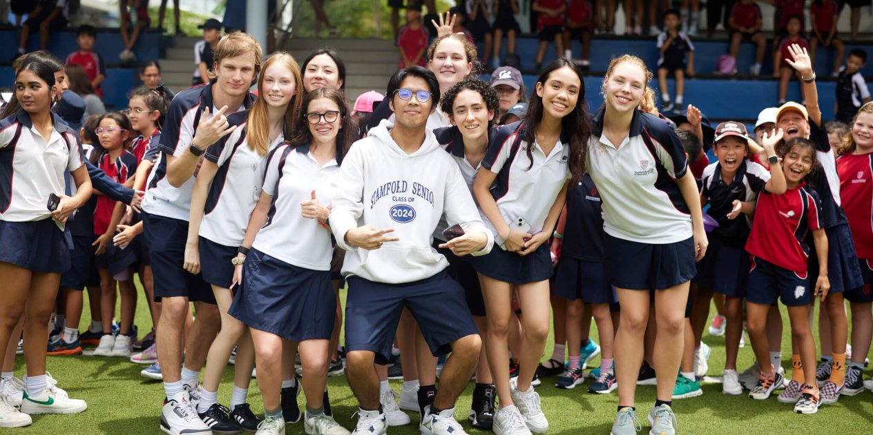 Stamford American International School Singapore (SAIS) students